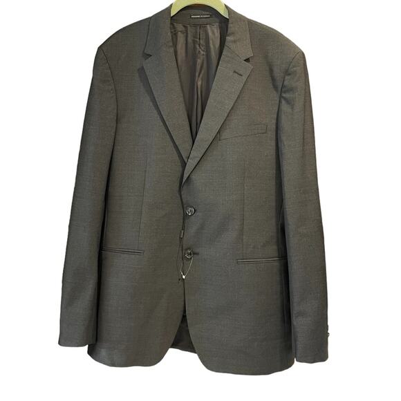 REISS Mens Size 40 R NEW Hope Notch Lap Travel Blazer Charcoal Gray Classic NWT - Picture 9 of 9